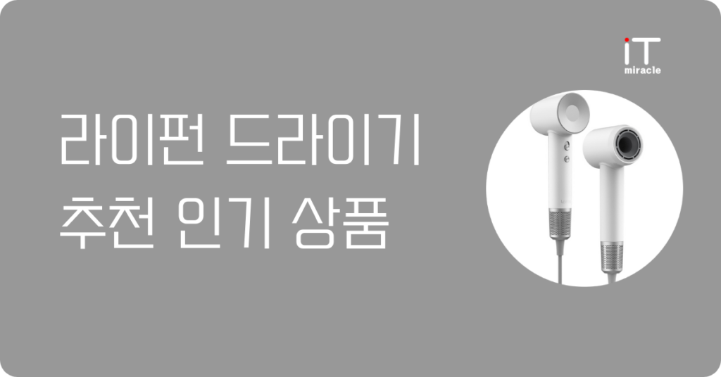 라이펀 드라이기 스위프트 헤어드라이기 추천